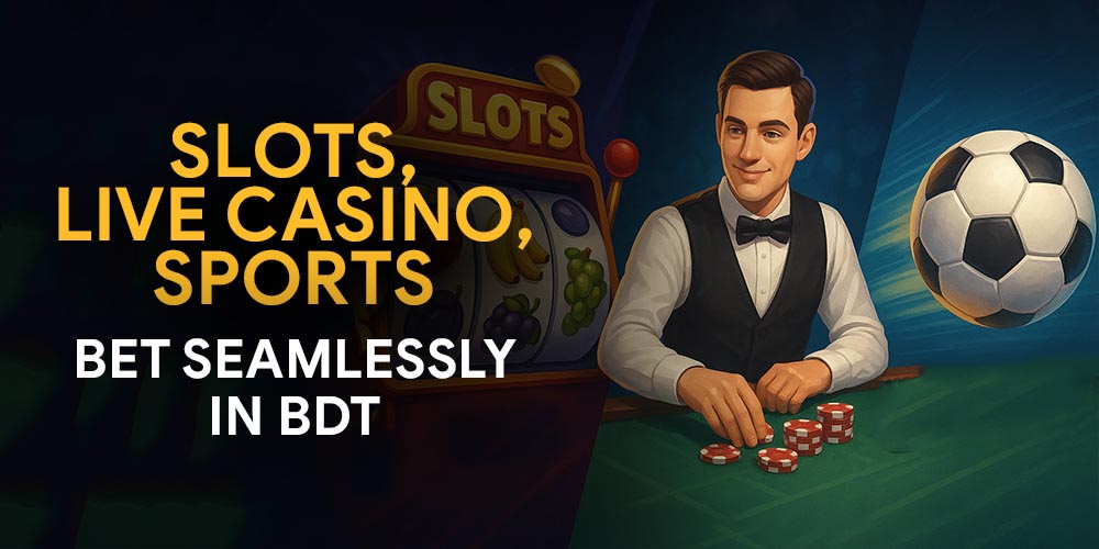 SLOTS, LIVE CASINO, SPORTS